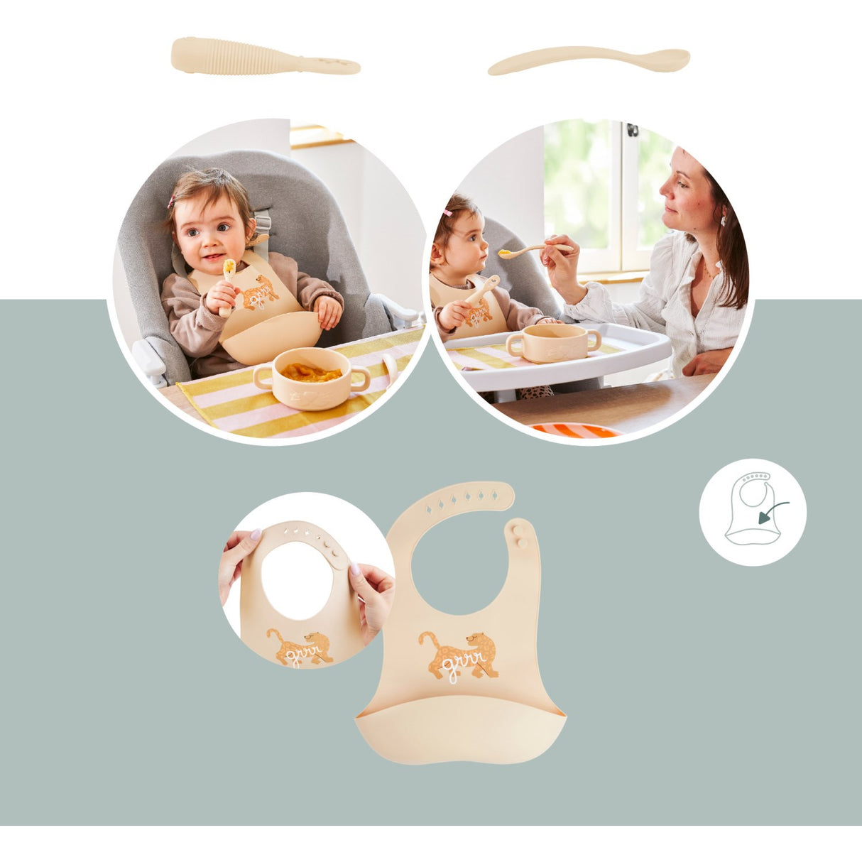Babymoov Mini Roar Baby First Meal Set