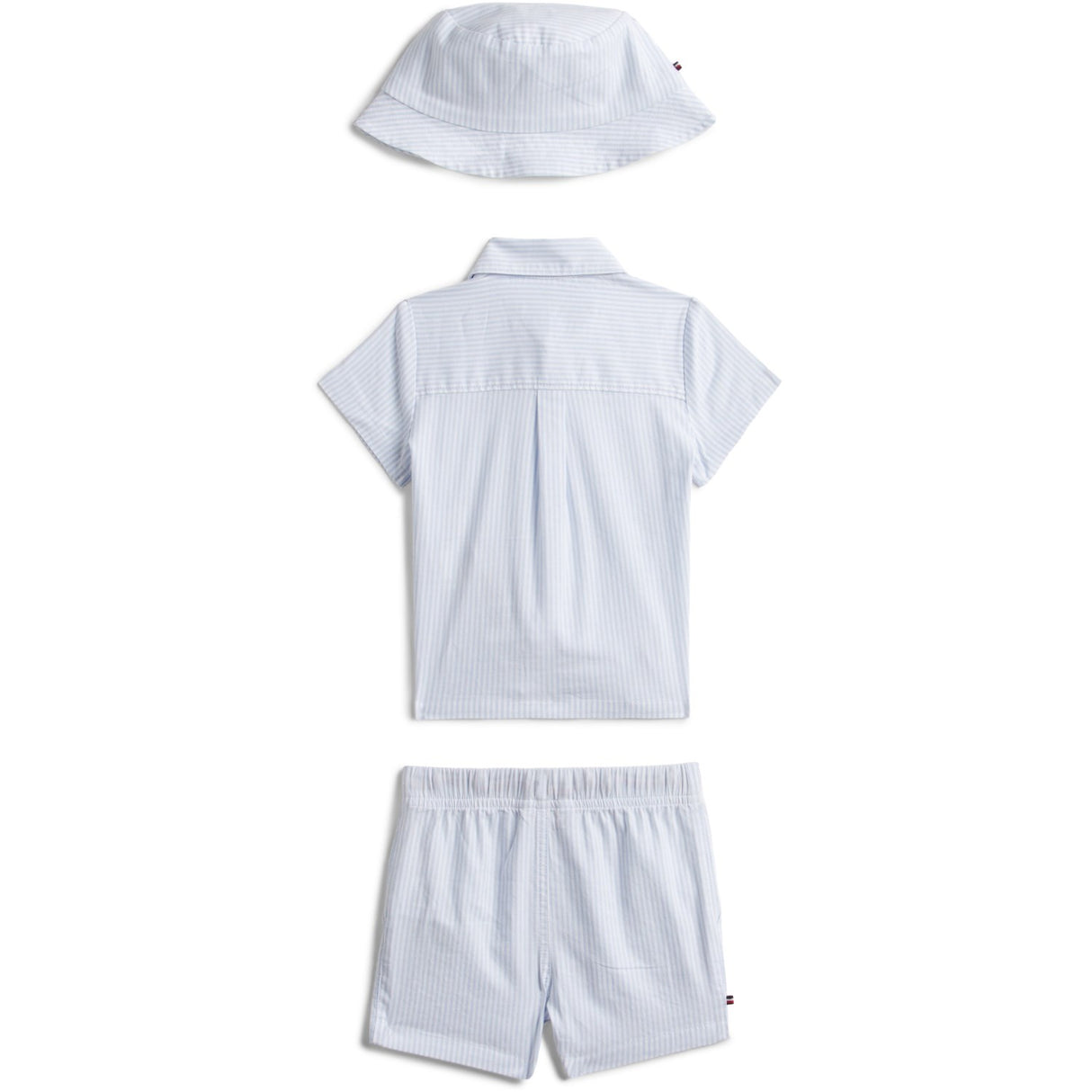 Tommy Hilfiger Blue Stripe Ithaca Short Shirt Hat Giftbox