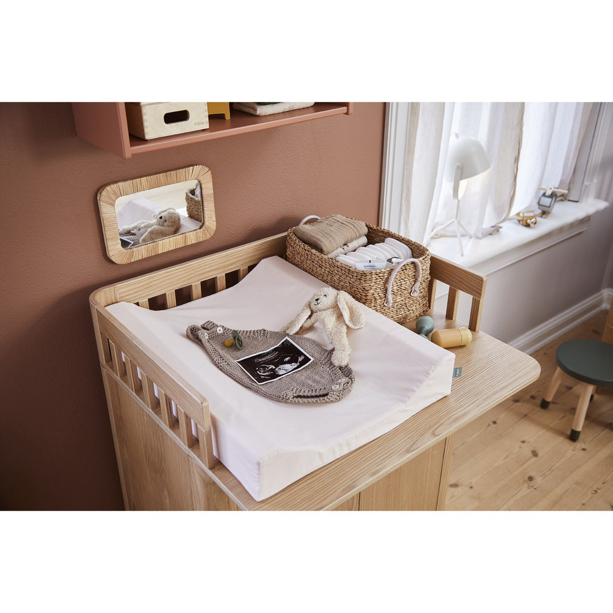 FLEXA Mauve Morn Dawn Changing Pad