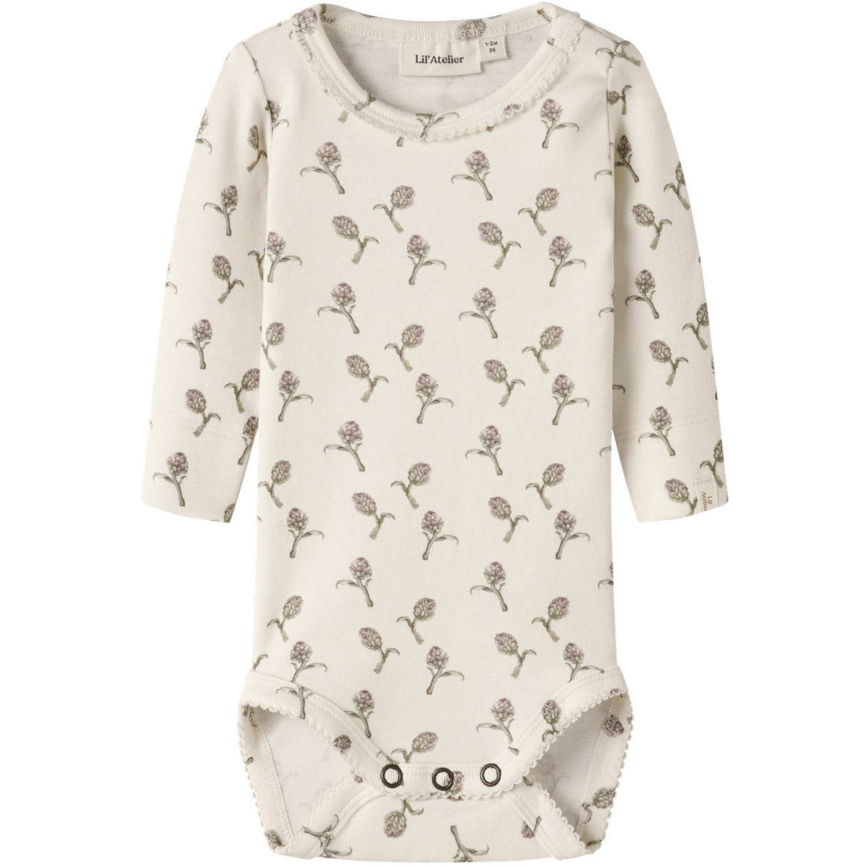 Lil'Atelier Turtledove Artichoke Nbfgayo Sig Ls Slim Body Lil