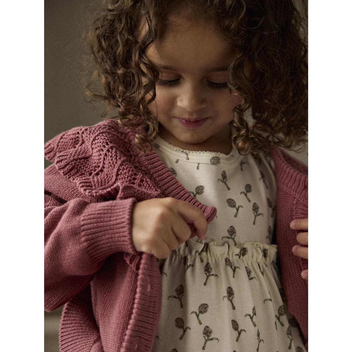 Lil'Atelier Turtledove Artichoke Nmfgayo Sel Ls Dress Lil
