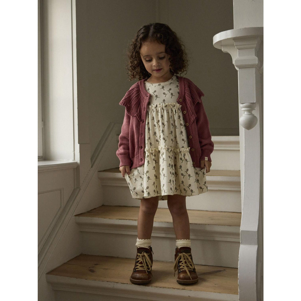 Lil'Atelier Turtledove Artichoke Nmfgayo Sel Ls Dress Lil