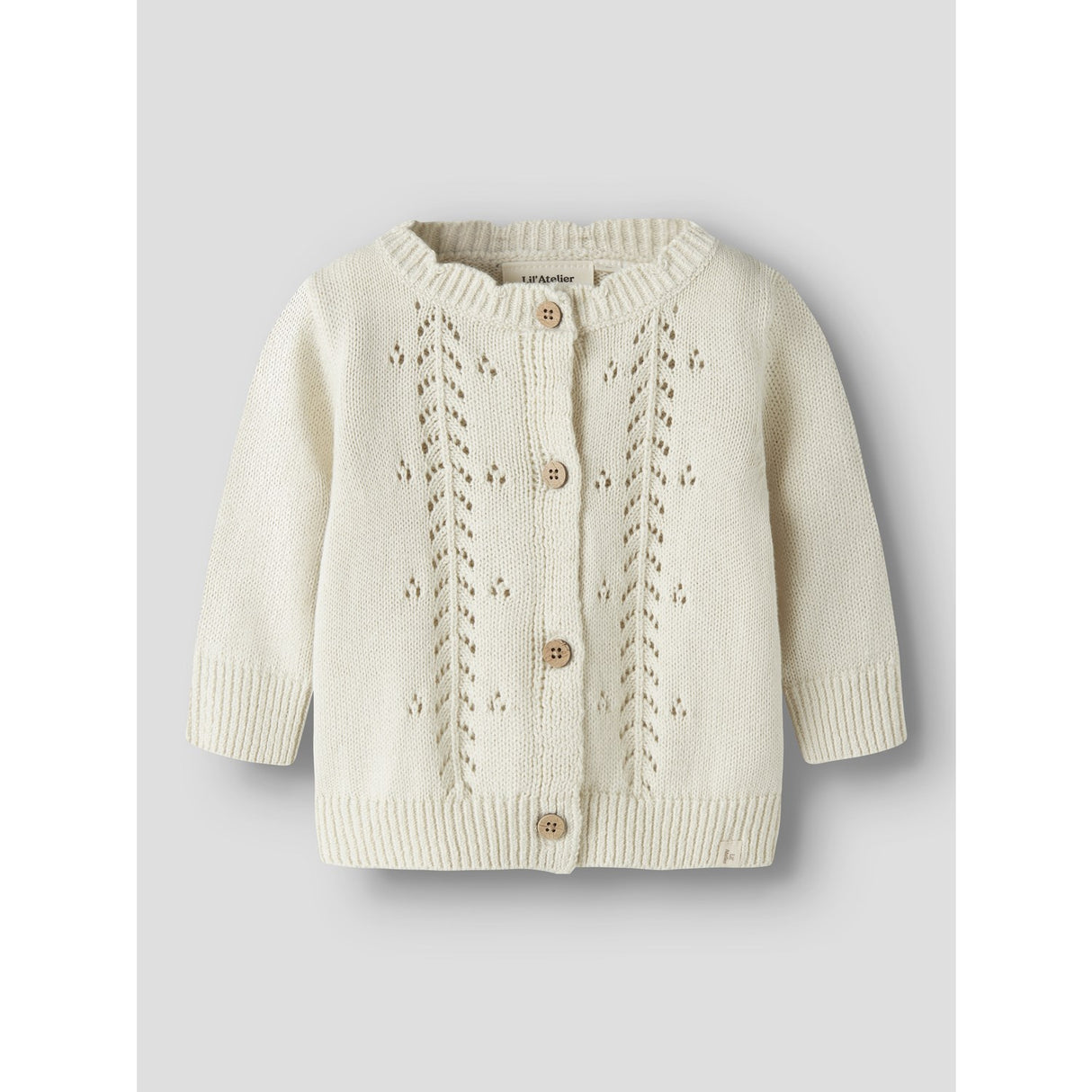 Lil'Atelier Turtledove Nbfoplea Ls Knit Card Lil