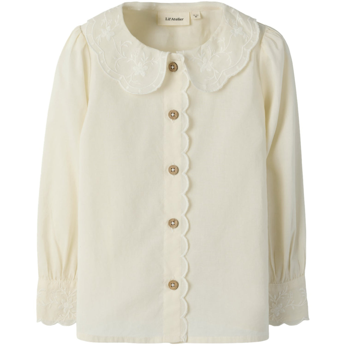 Lil'Atelier Turtledove Nmfola Ls Loose Shirt Lil