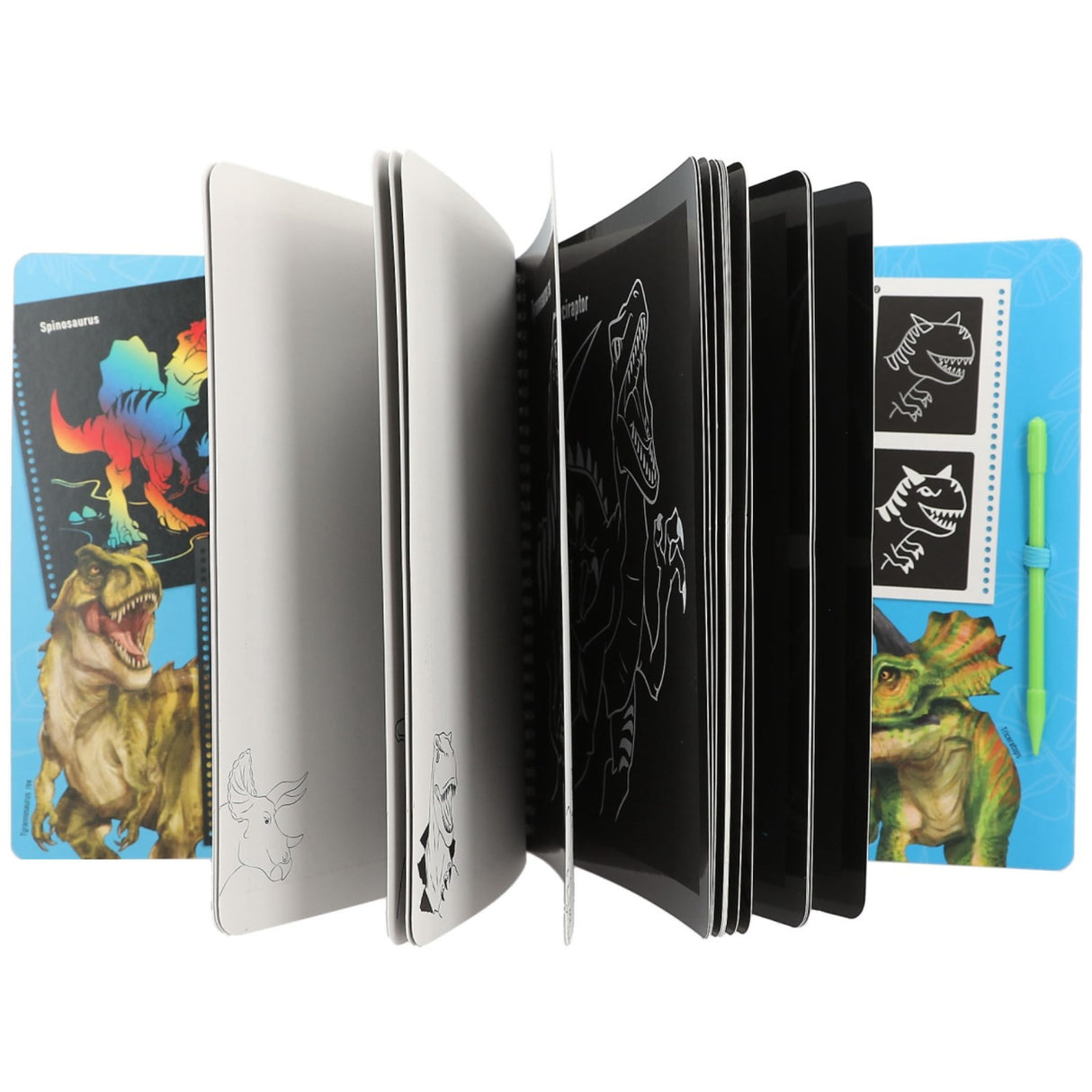 Dino World Magic Scratch Book