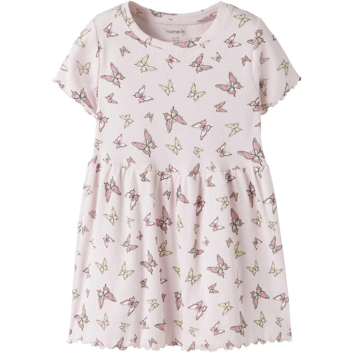 Name It Cradle Pink Butterflies Nmfvemma Ss Aop Dress