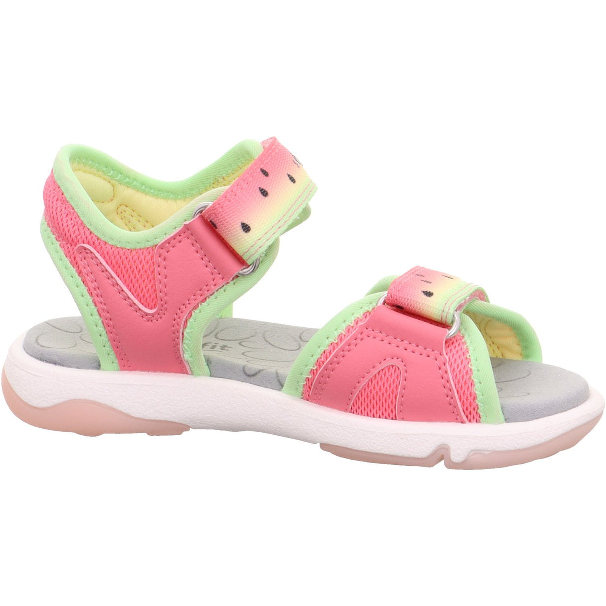 Superfit Pink/Lightgreen Pebbles Sandal