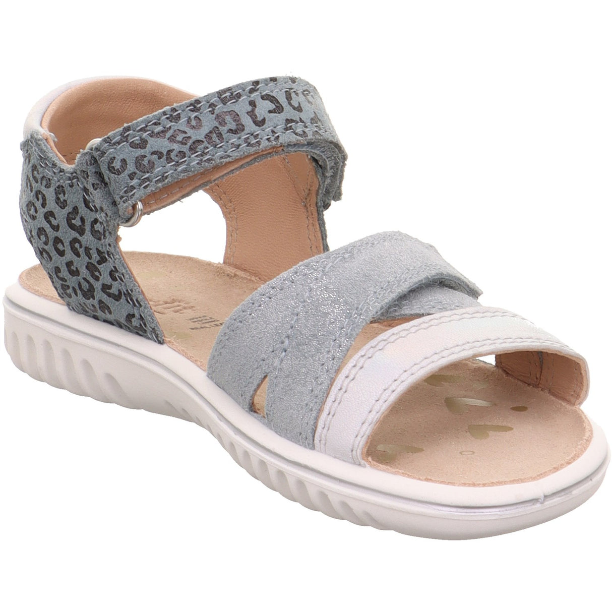 Superfit Hellgrün/Silber Sparkle Sandal