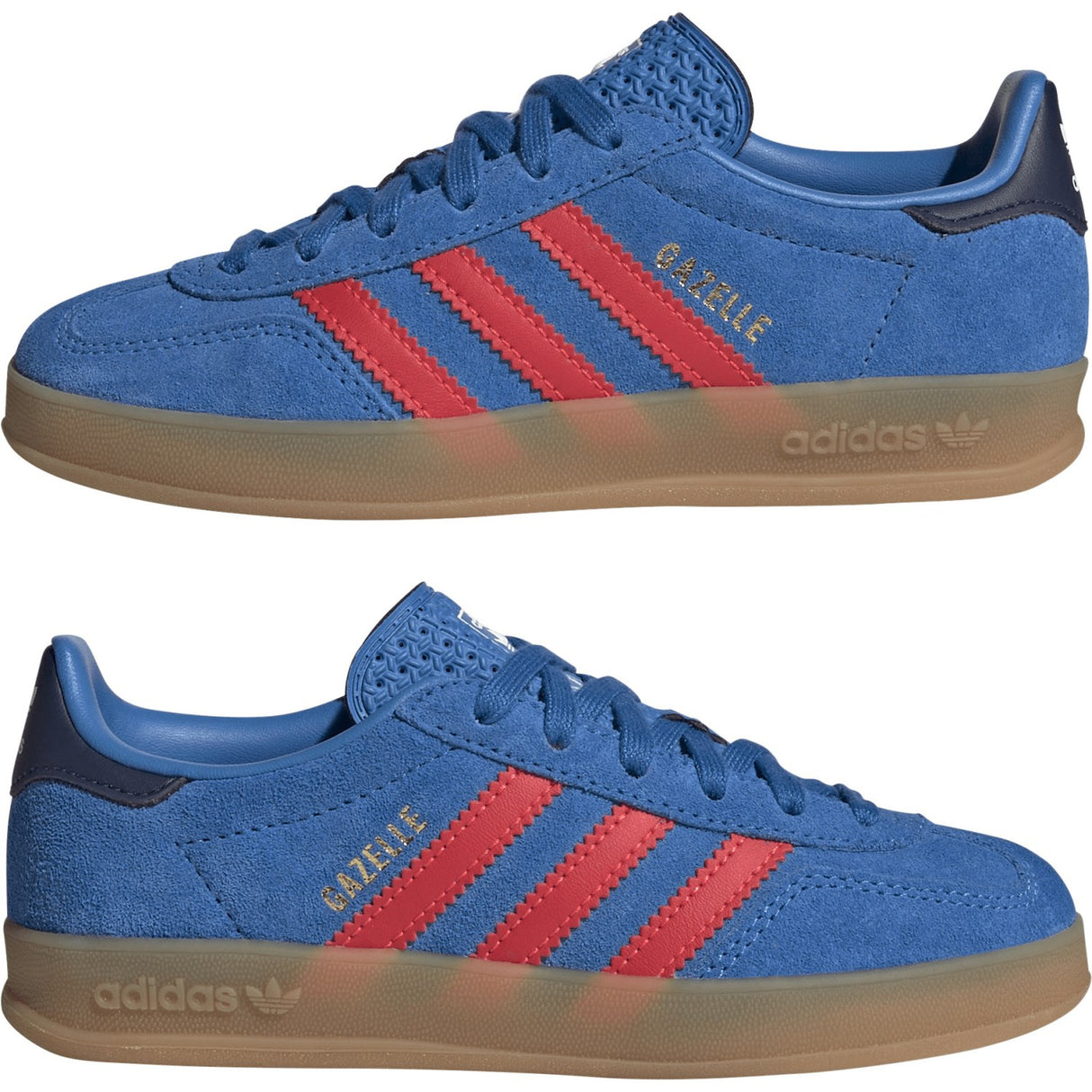 adidas Originals Lucid Ray Blue/Lucid Red/Gum 2 Gazelle Indoor C Sneakers