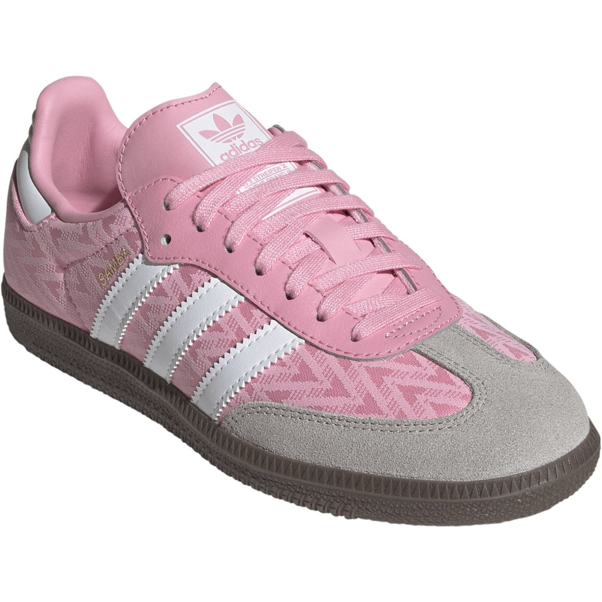 adidas Originals Light Pink/Ftwr White/Gum5 Samba Og J Sneakers