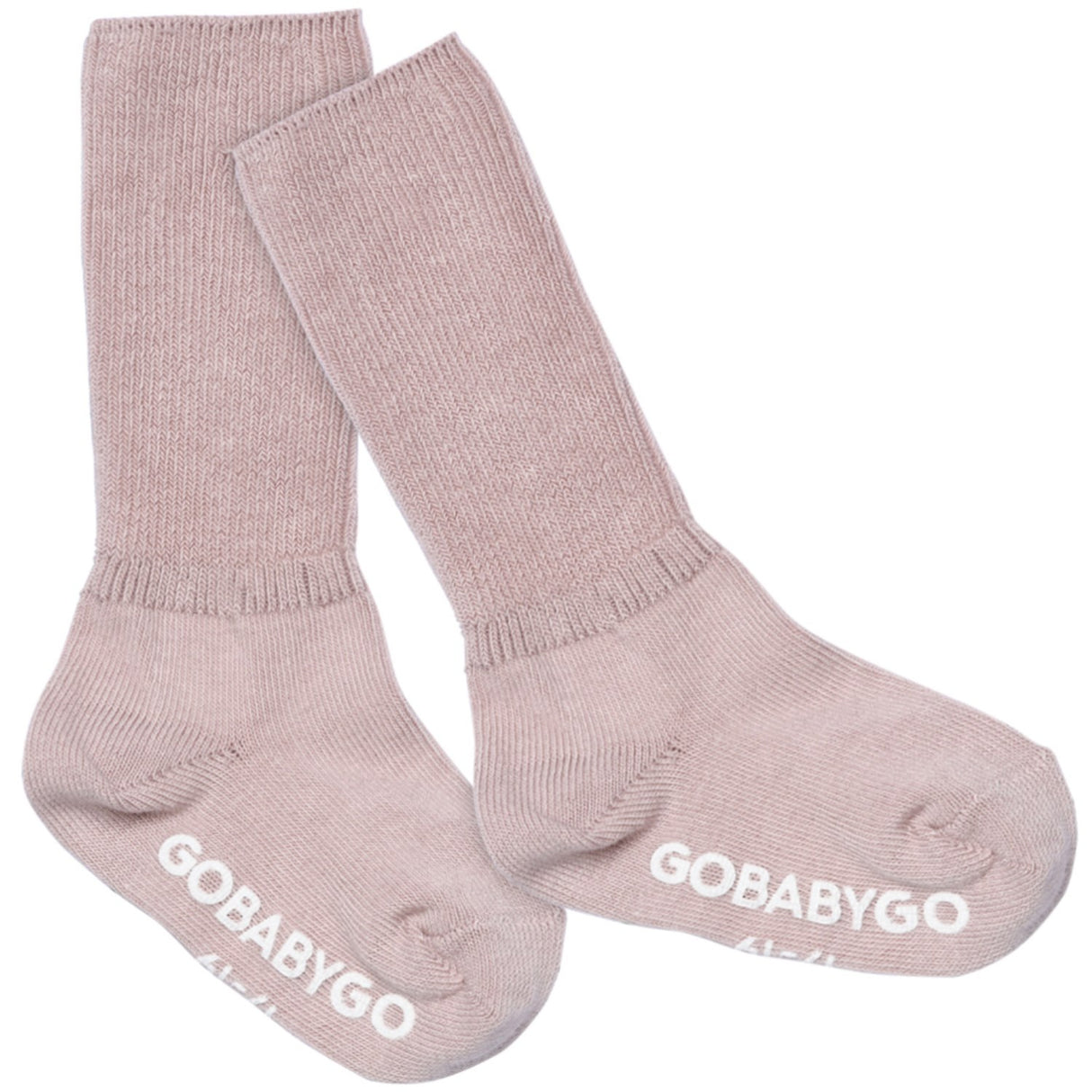 Gobabygo Alt Rosa Non Slip Socks Organic Cotton