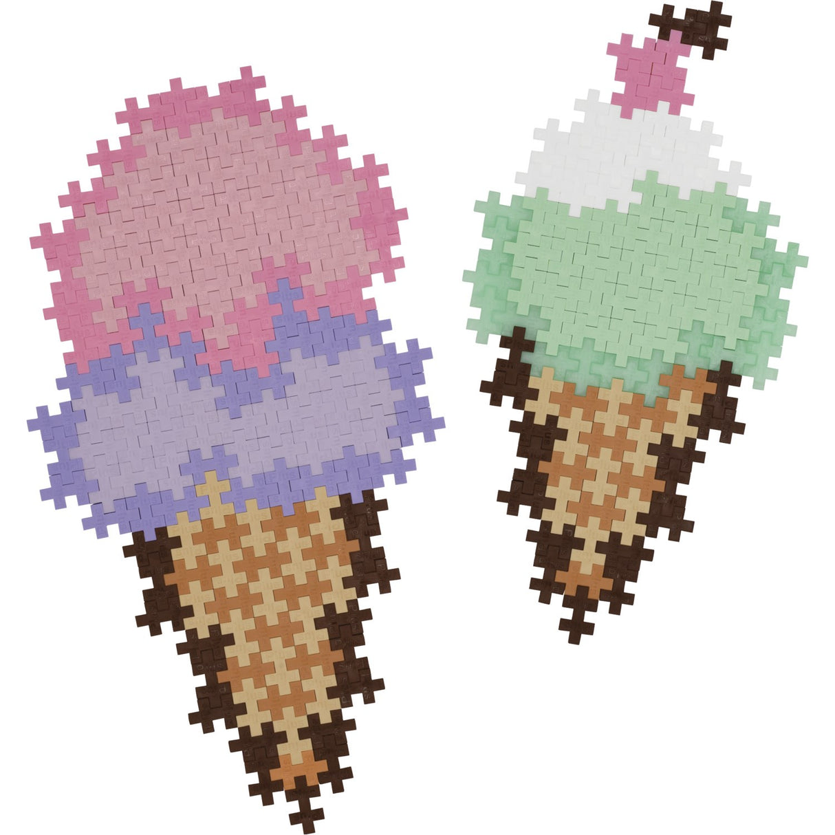 Plus-Plus Puzzle By Number Ice Cream Cones 250pcs