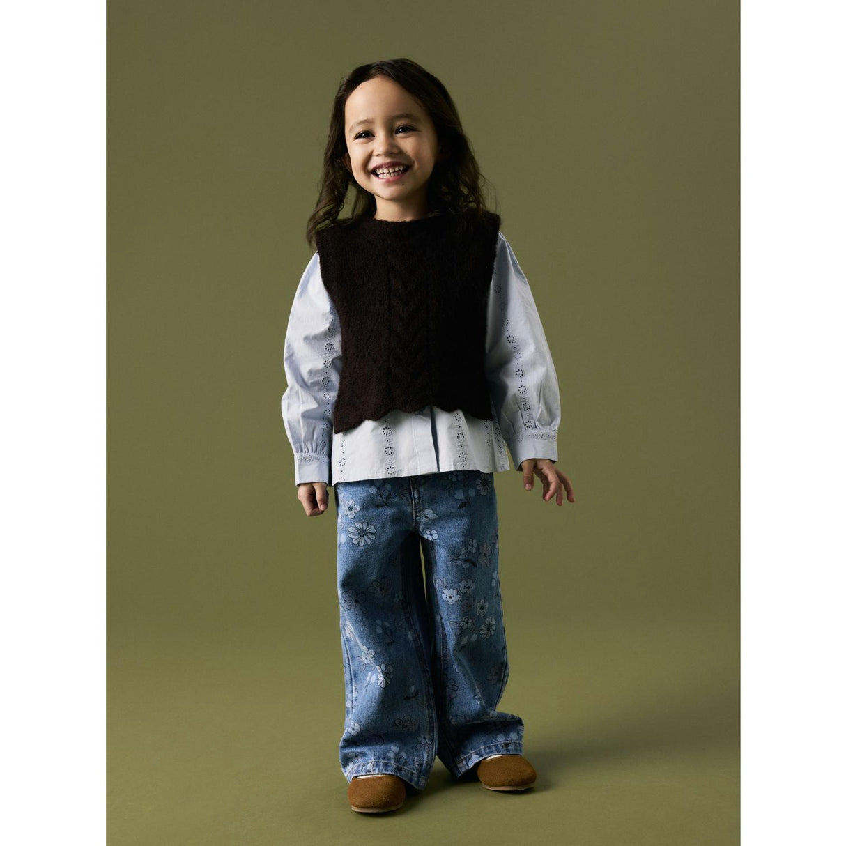 Name It Chocolate Plum Nmflea Knit Vest