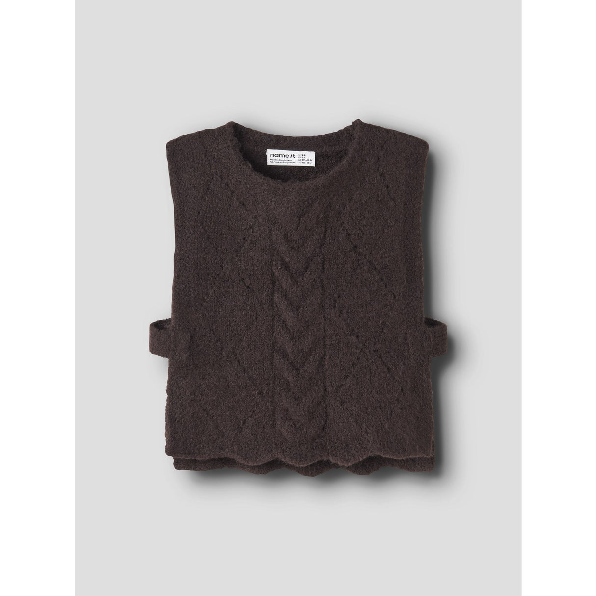 Name It Chocolate Plum Nmflea Knit Vest