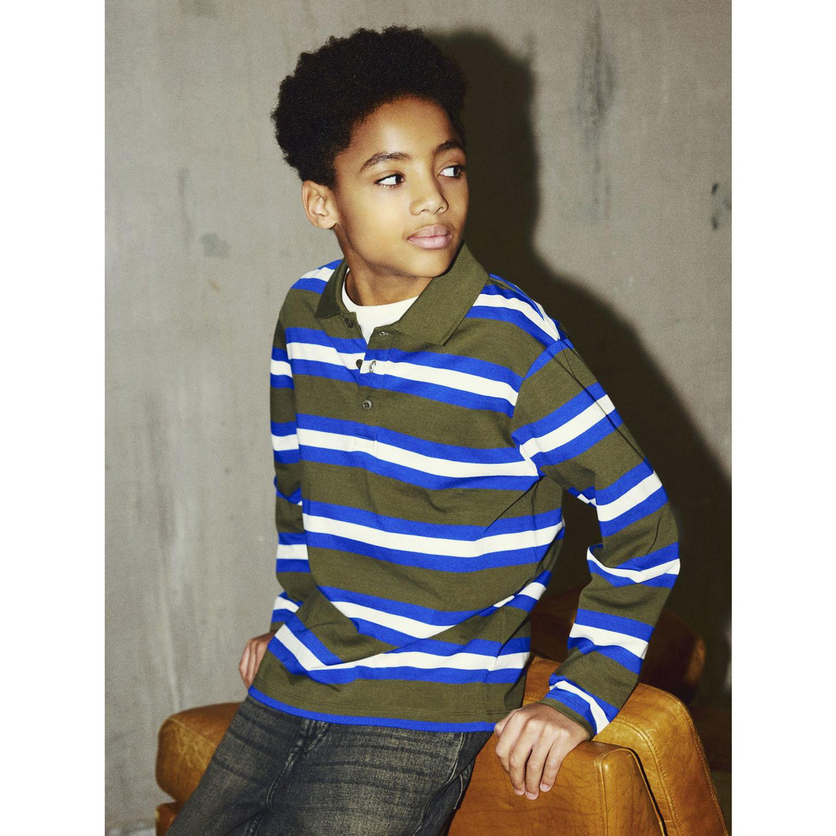 Name It Olive Night Nkmnaftali Ls Nreg Polo Box