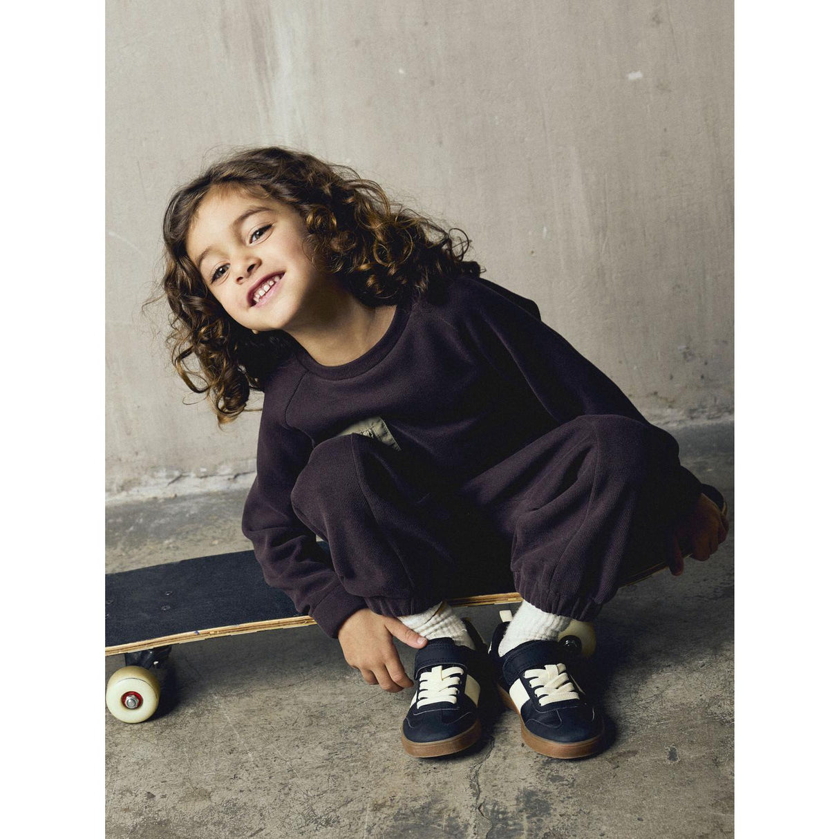 Name It Chocolate Plum Nmmosborne Barrel Sweat Pants