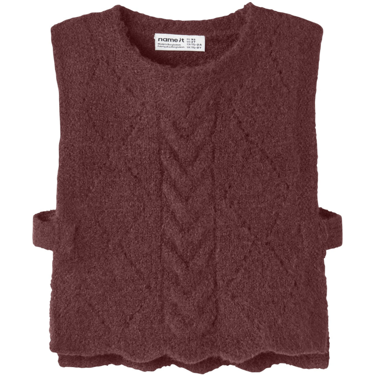 Name It Wild Ginger Nmflea Knit Vest