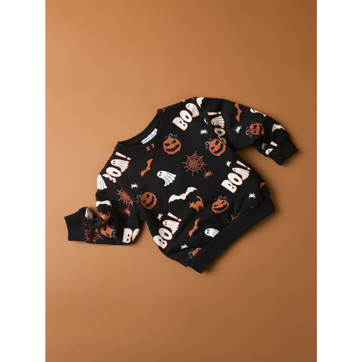 Name It Black Nmnovar Nreg Sweat Box Bru