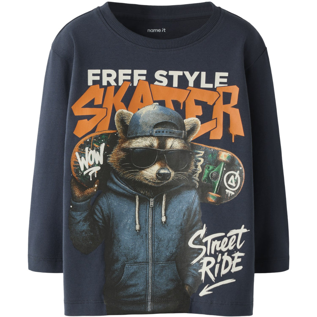 Name It Ombre Blue Nmmnicky Ls Nreg Top Box
