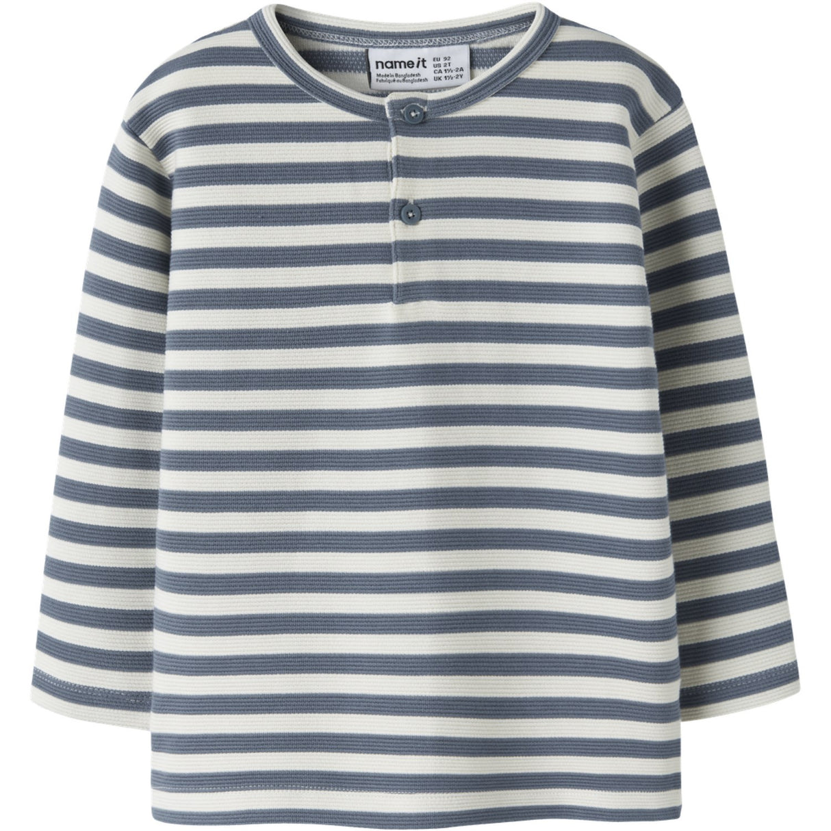 Name It Blue Mirage Nmmniles Ls Nreg Grandad Top