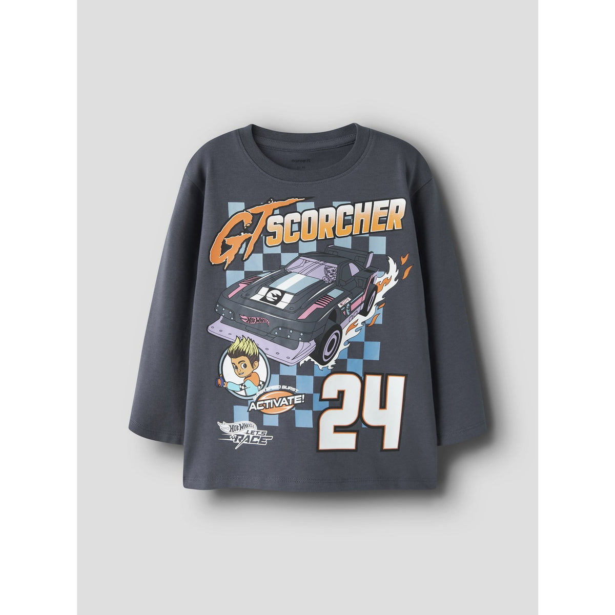 Name It Ombre Blue Nmmsteven Hotwheels Ls Nreg Top Mat