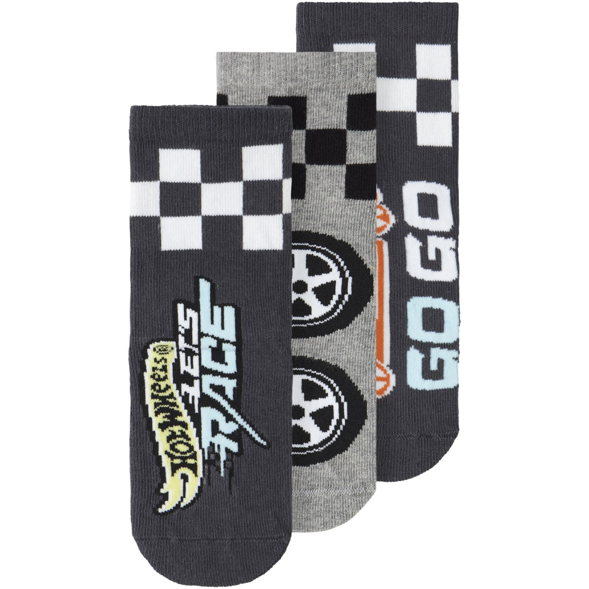 Name It Ombre Blue Nmmsofus Hotwheels 3P Socks Mat