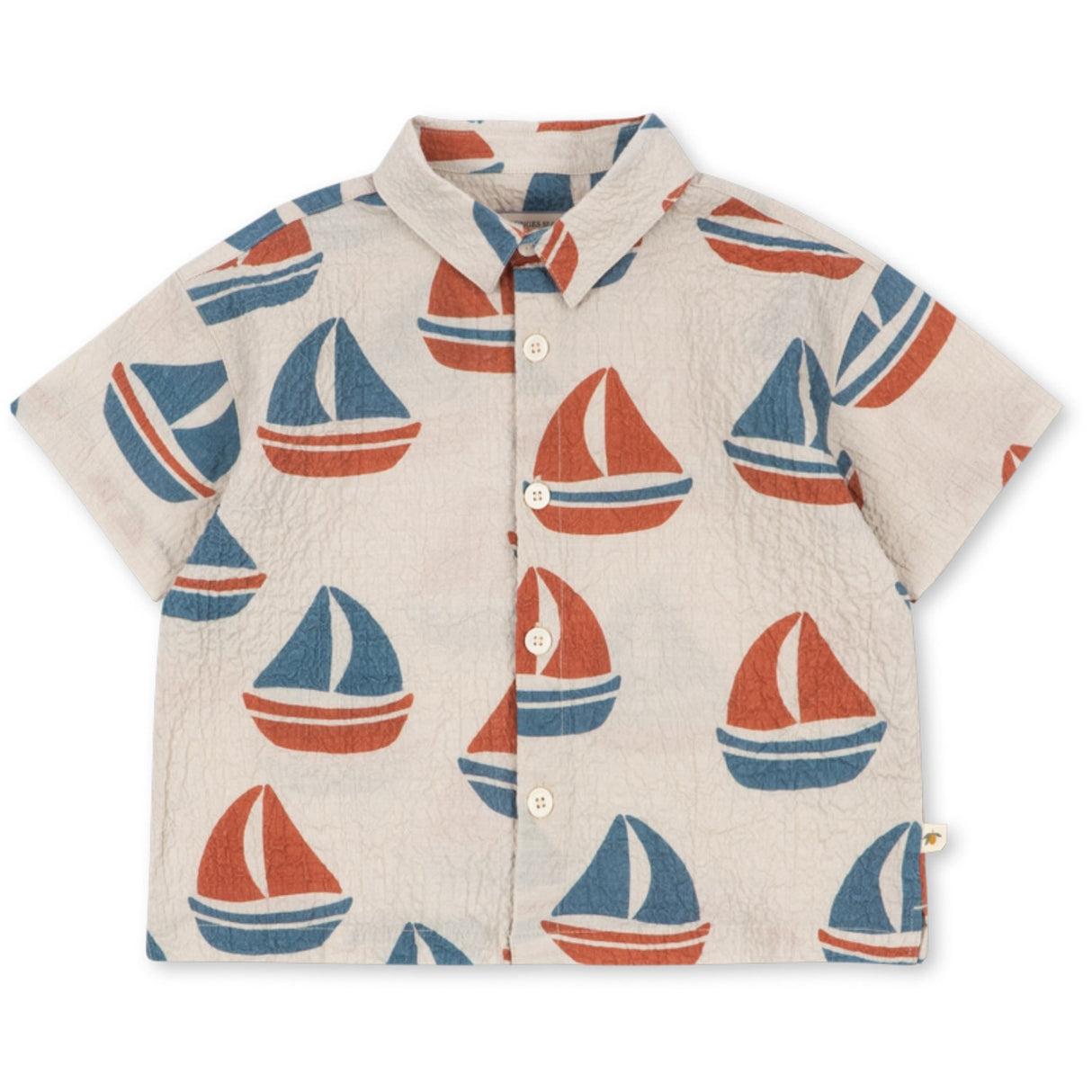 Konges Sløjd Ahoy Elliot Ss Shirt Gots