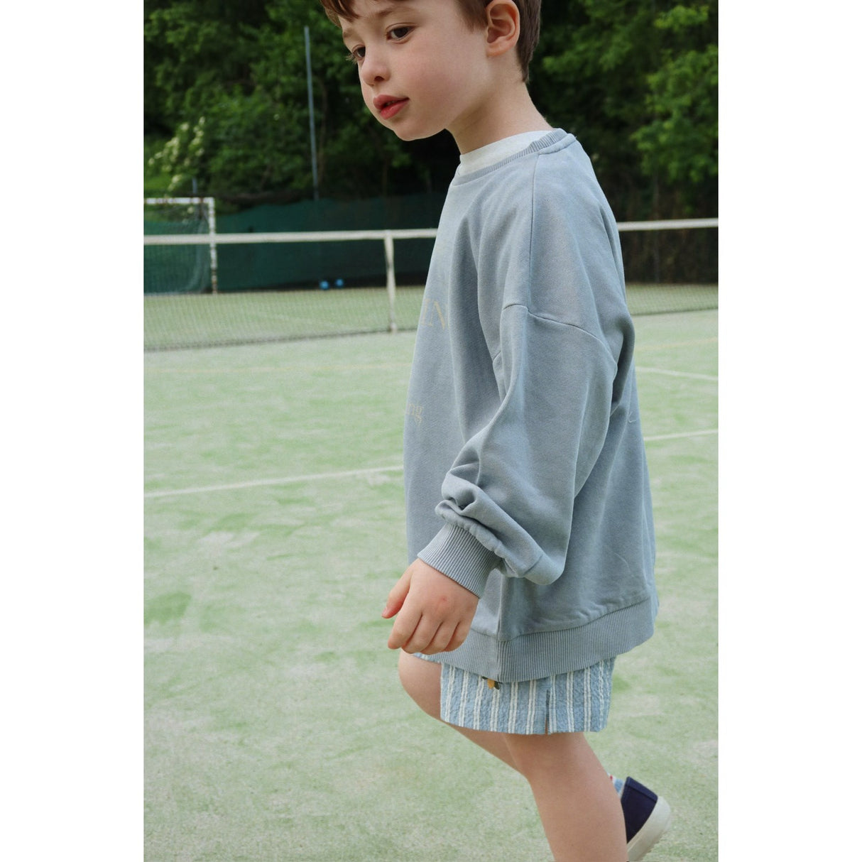 Konges Sløjd Trio Bleu Stripe Elliot Shorts Gots
