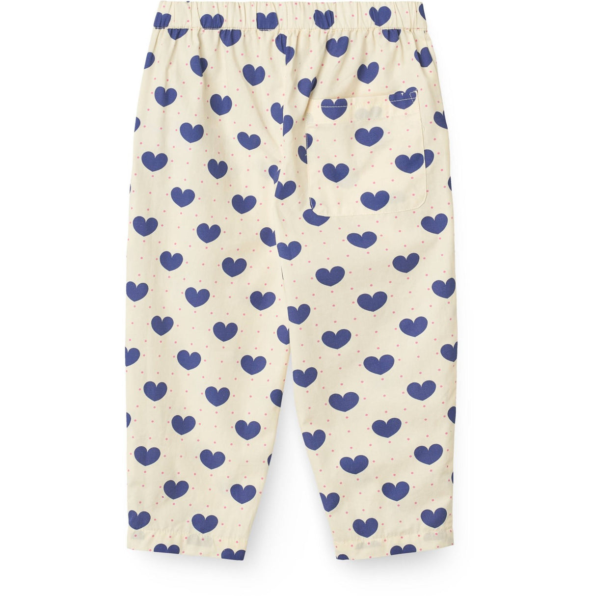 COPENHAGEN COLORS Heart Aop Ocean X Luksusbaby Heart And Dots Pants Loose Fit