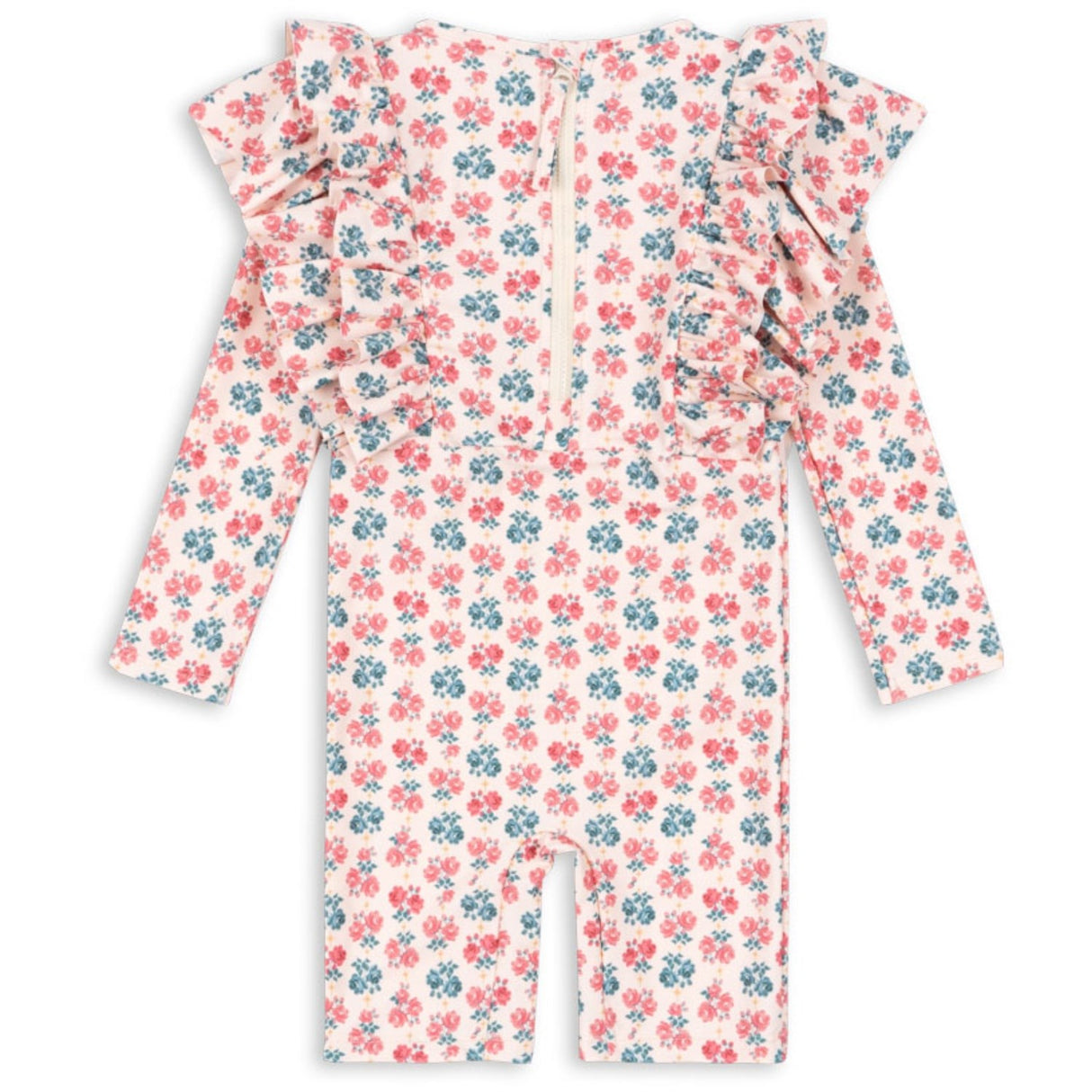 Konges Sløjd Lumina Rose Manuca Frill Onesie Grs