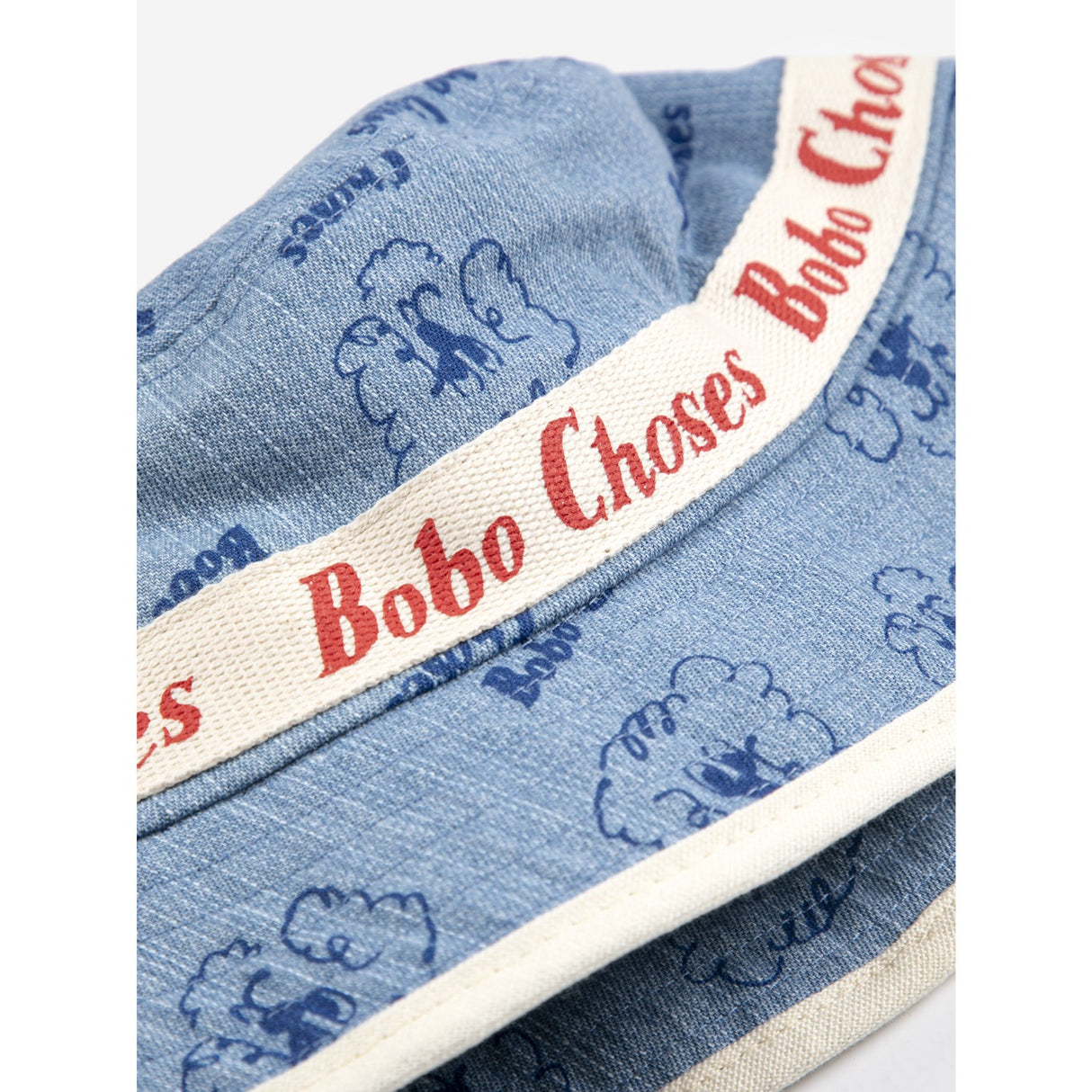 Bobo Choses Prussian Blue Pickles The Dog All Over Bucket Hat