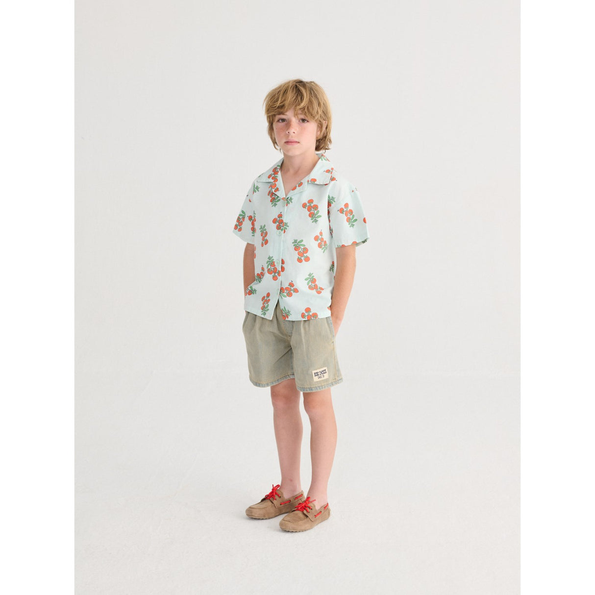 Bobo Choses Prussian Blue Bobo Choses Since 09 Denim Bermuda Shorts