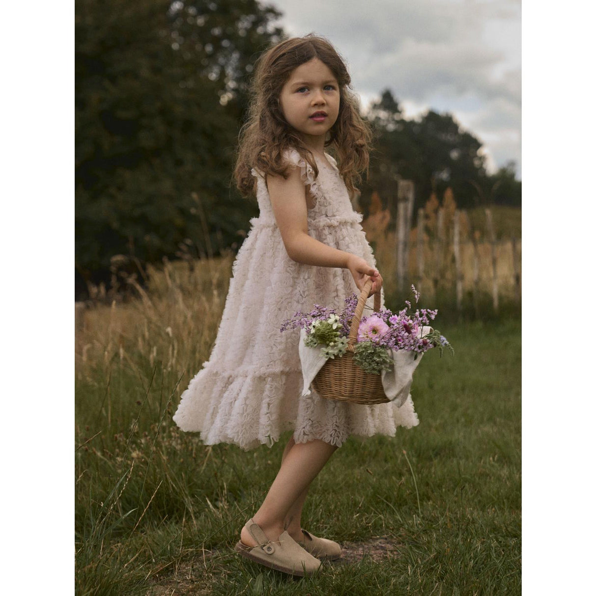 Lil'Atelier Pumice Stone Nmffauna Capsl Tulle Dress Lil