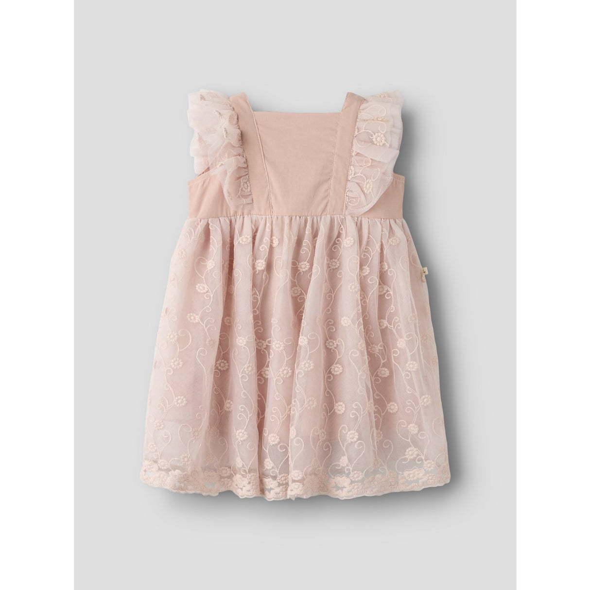 Lil'Atelier Peach Whip Nmffeya Sl Tulle Dress Lil