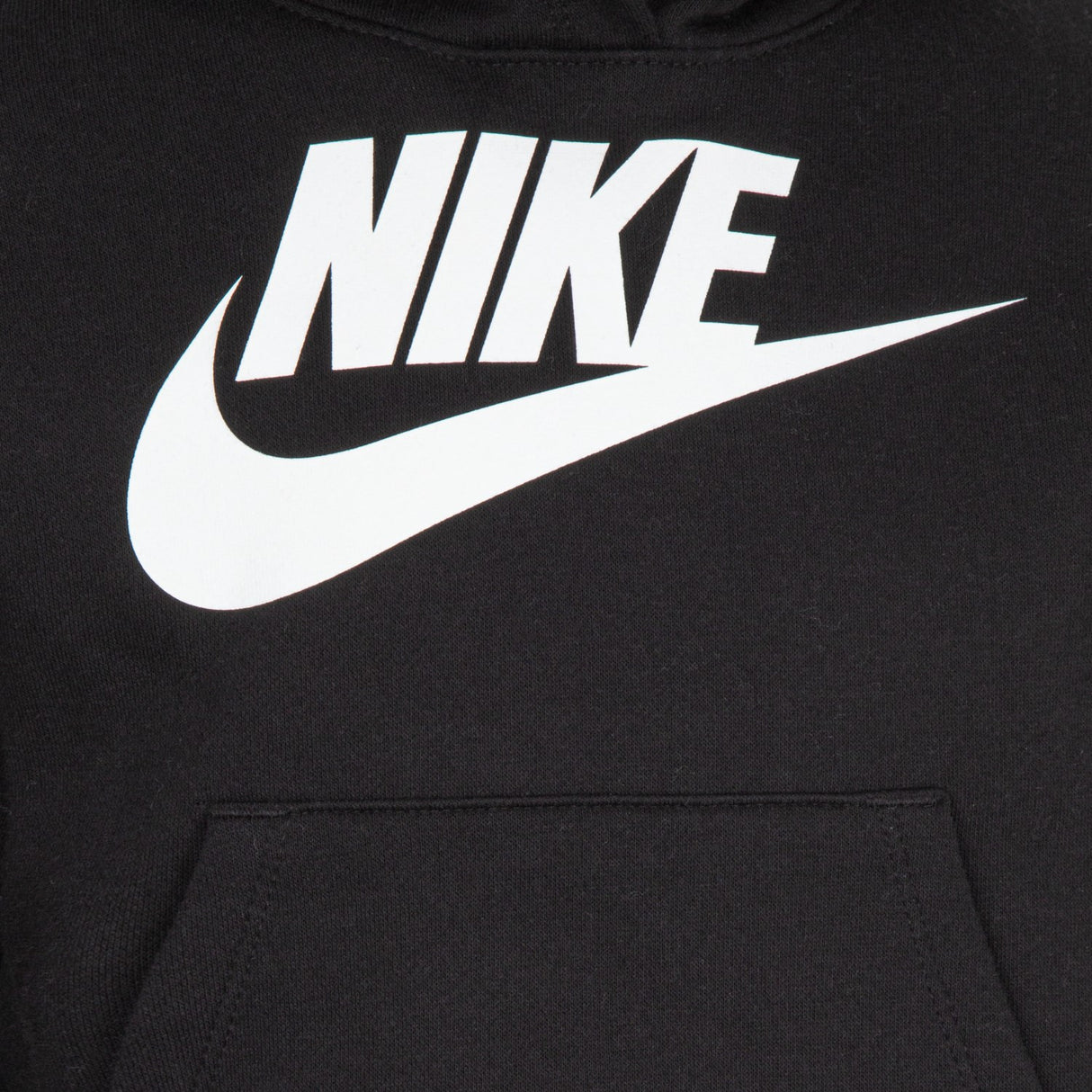 NIKE Black Club Fleece High Low Hoodie