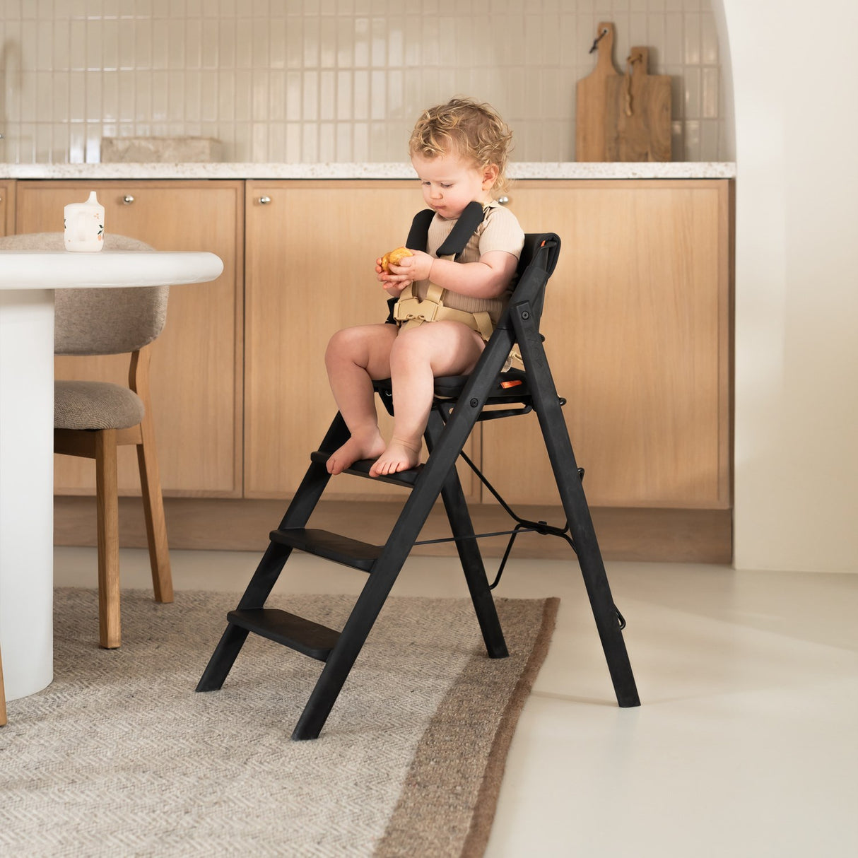 KAOS Charcoal Black KLAPP® Jr. Harness & Cushion Set