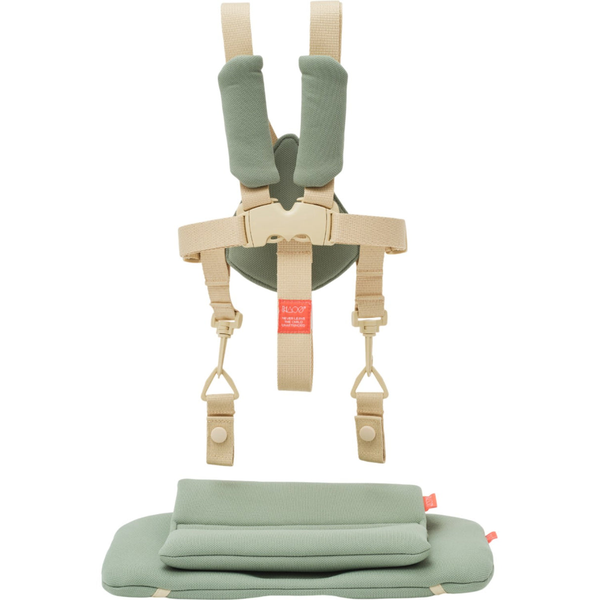 KAOS Mineral Green KLAPP® Jr. Harness & Cushion Set