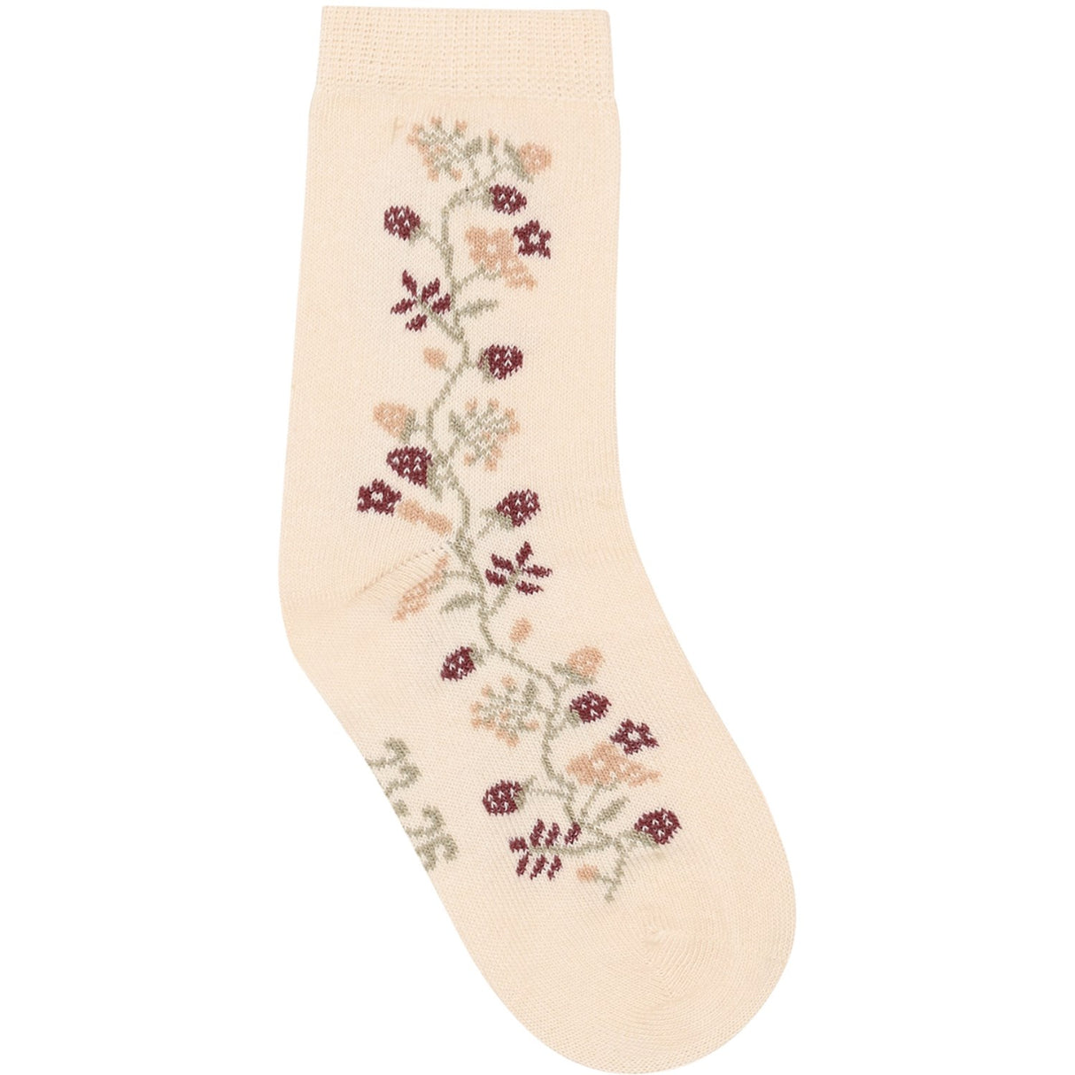 Minymo Birch Socks W. Lettuce Edge 2-Pack