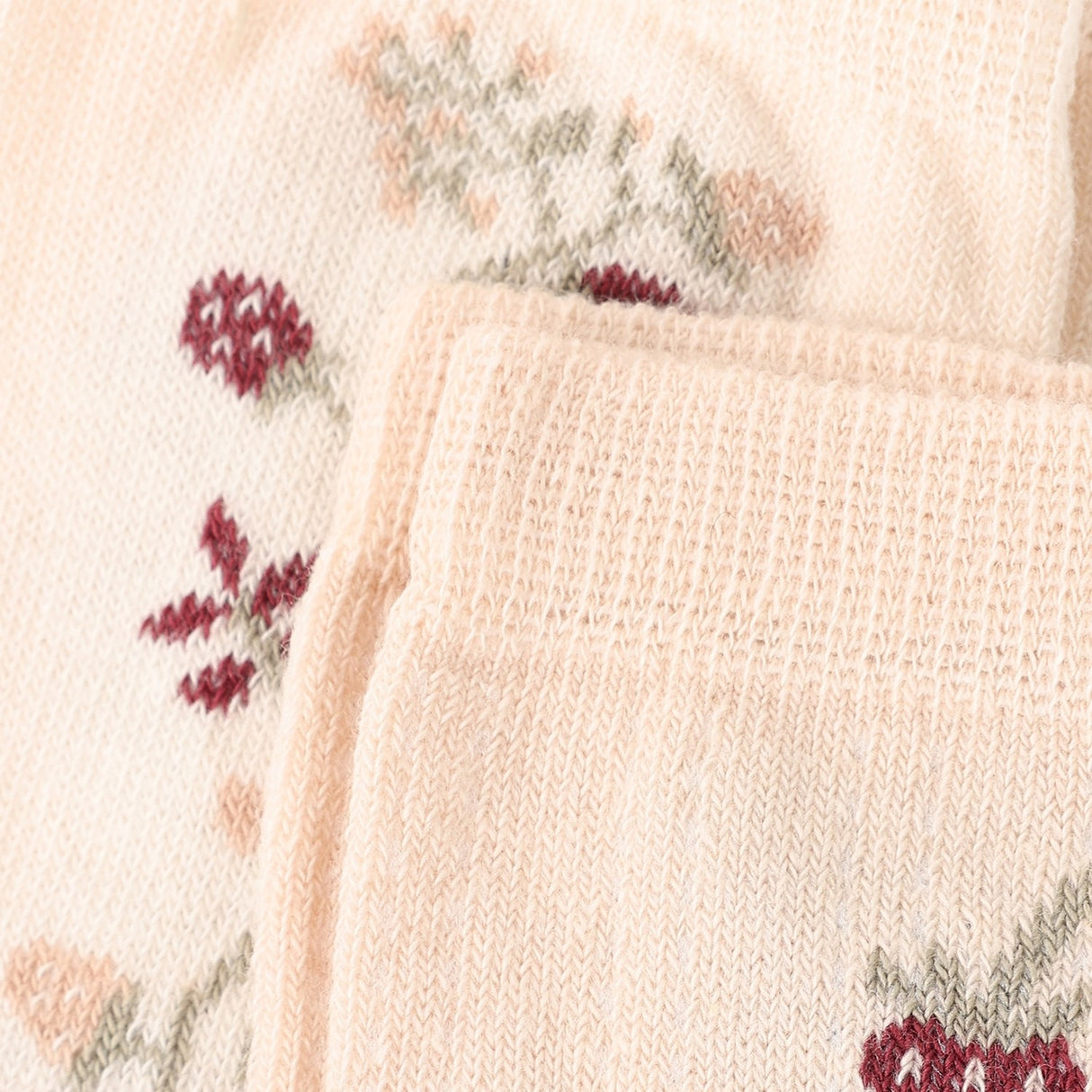 Minymo Birch Socks W. Lettuce Edge 2-Pack