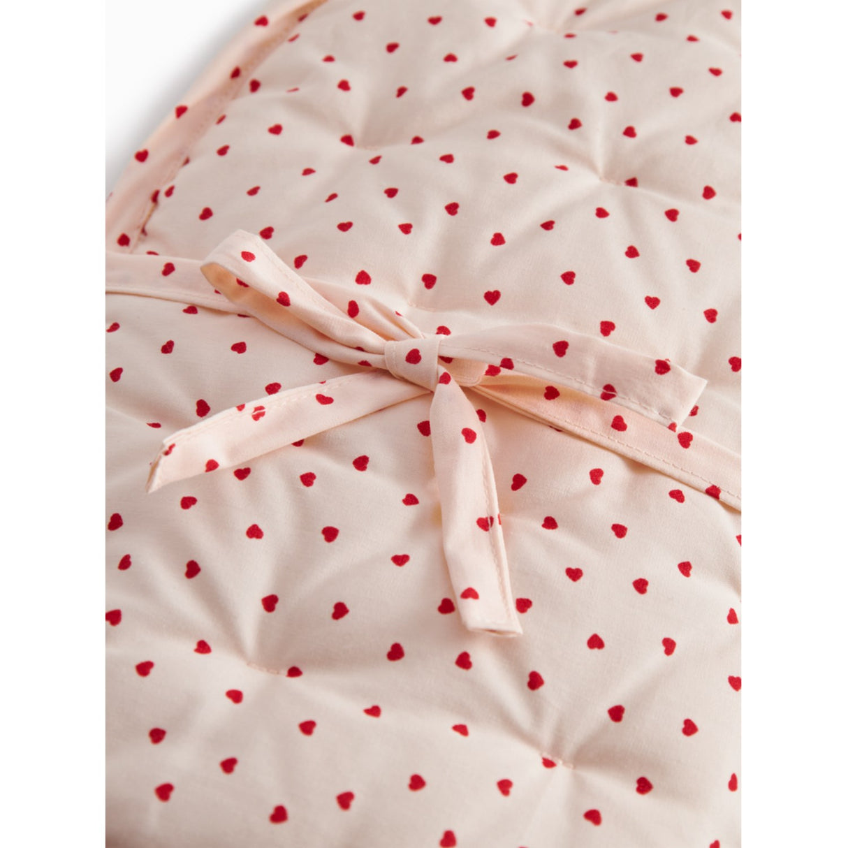 MarMar Cotton Percale Home Happy Hearts Changing Mat
