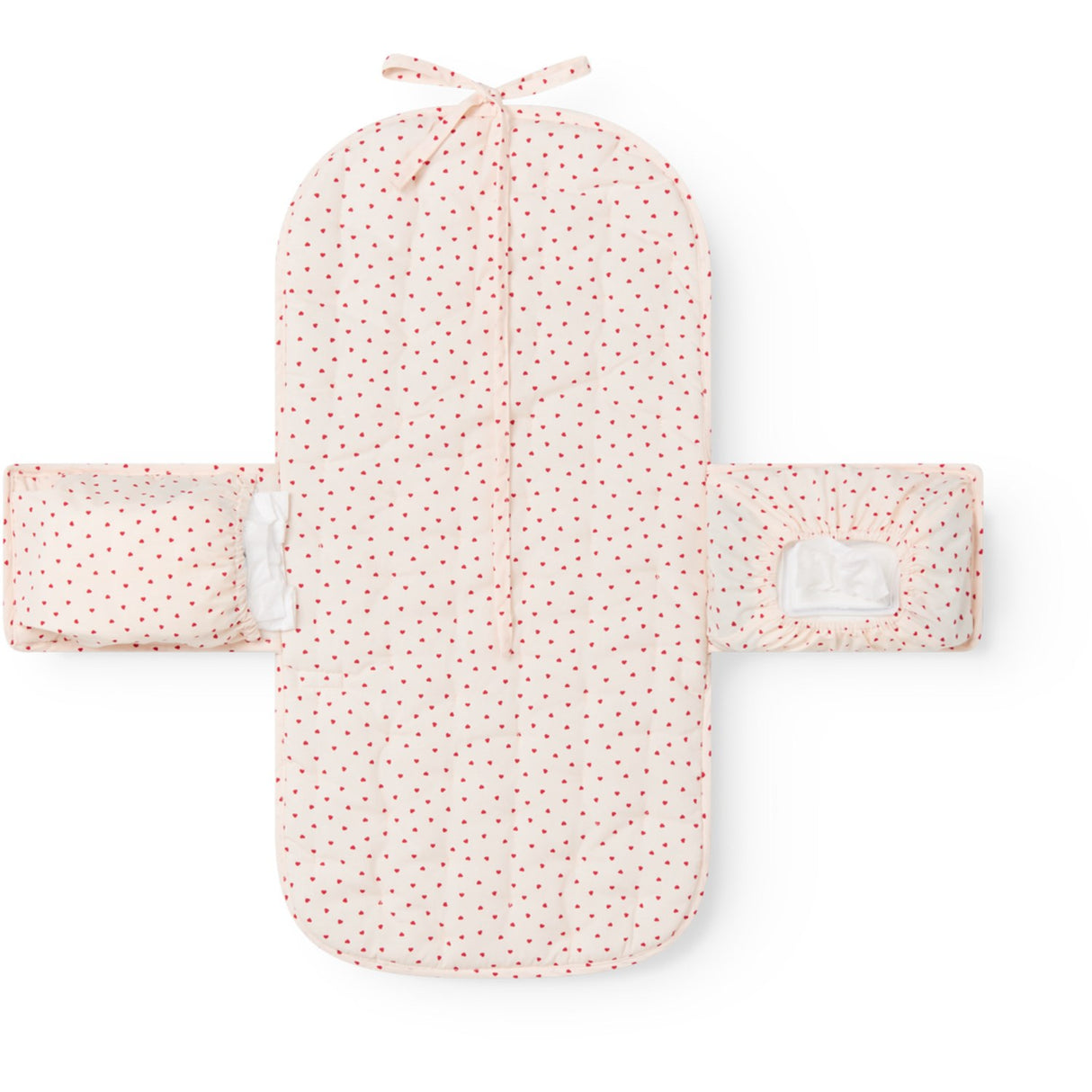 MarMar Cotton Percale Home Happy Hearts Changing Mat