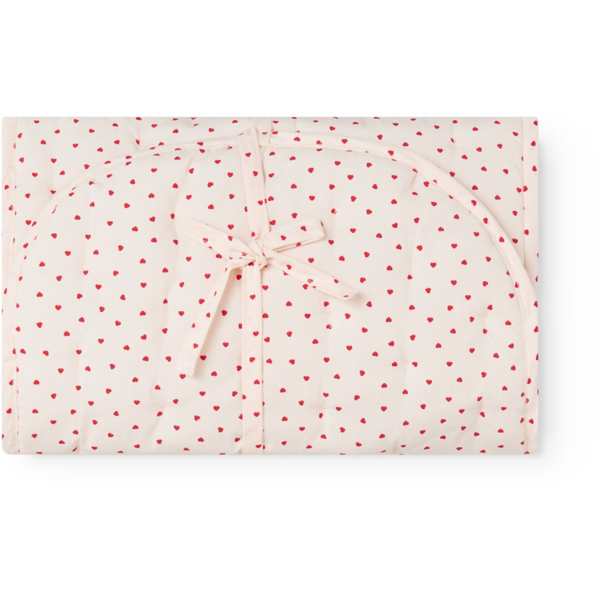 MarMar Cotton Percale Home Happy Hearts Changing Mat