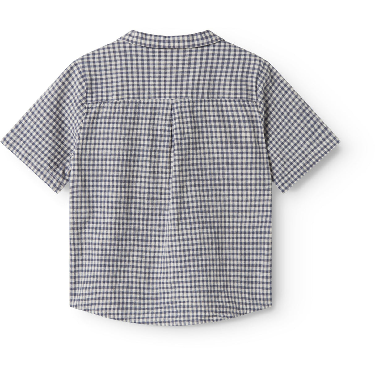 MarMar Cotton Linen Marine Check Tage Shirt