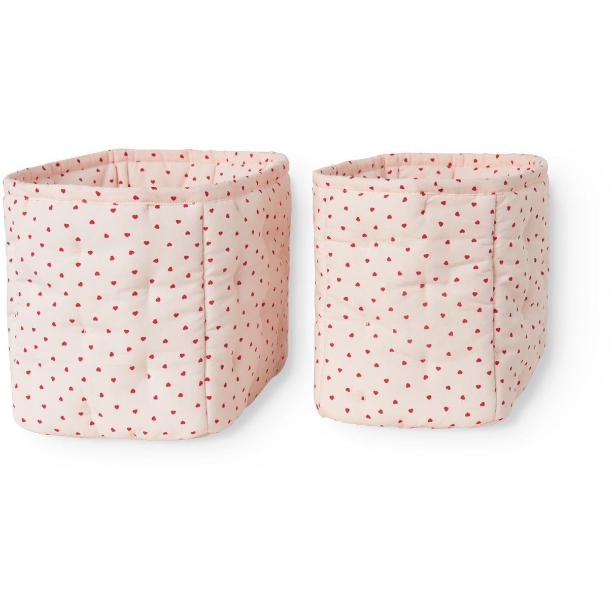 MarMar Cotton Percale Home Happy Hearts Nursery Storage Bags
