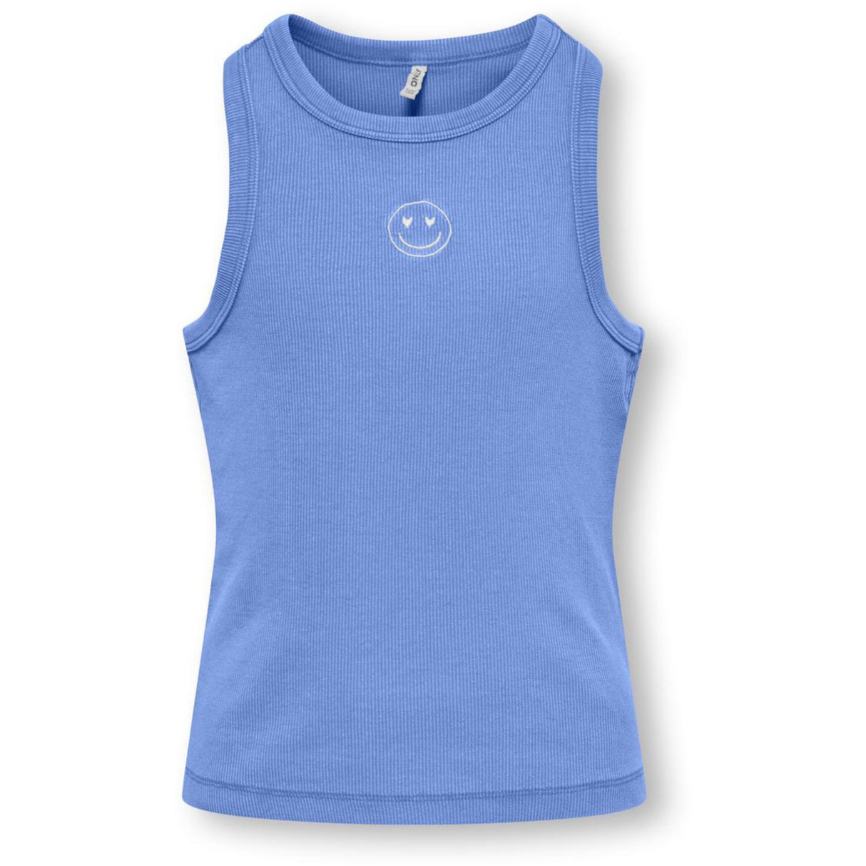 kids ONLY Ultramarine Smiley Kogjilly Emb Washed Tank Top Jrs