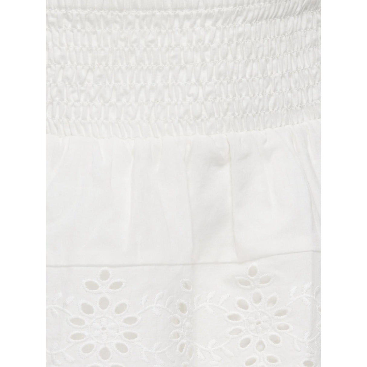 kids ONLY Cloud Dancer Koglou Life Emb Layered Skirt Wvn