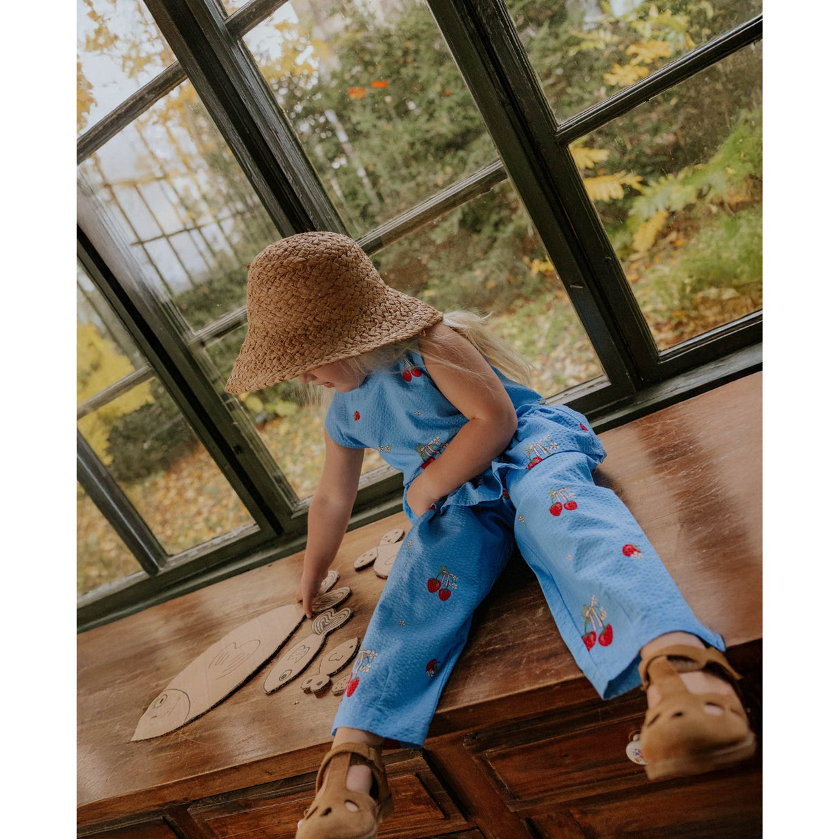 Fliink Marina Blue Aop Elma Pants