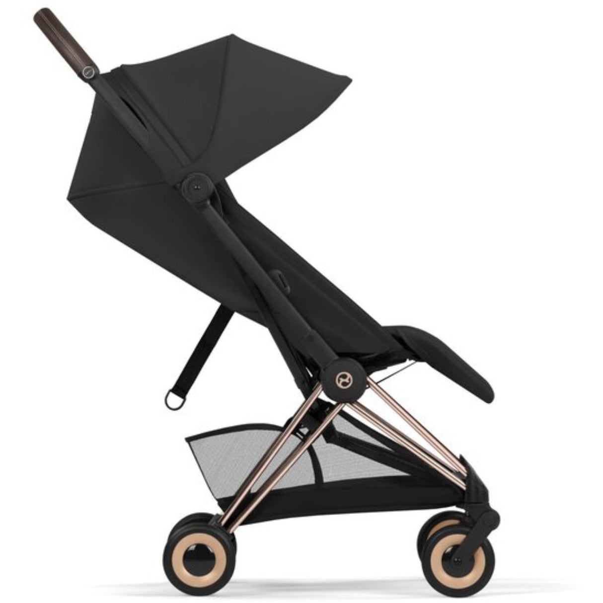 Cybex Sepia Black/Black Coÿa Comfort Rosegold Including Foldable Cot