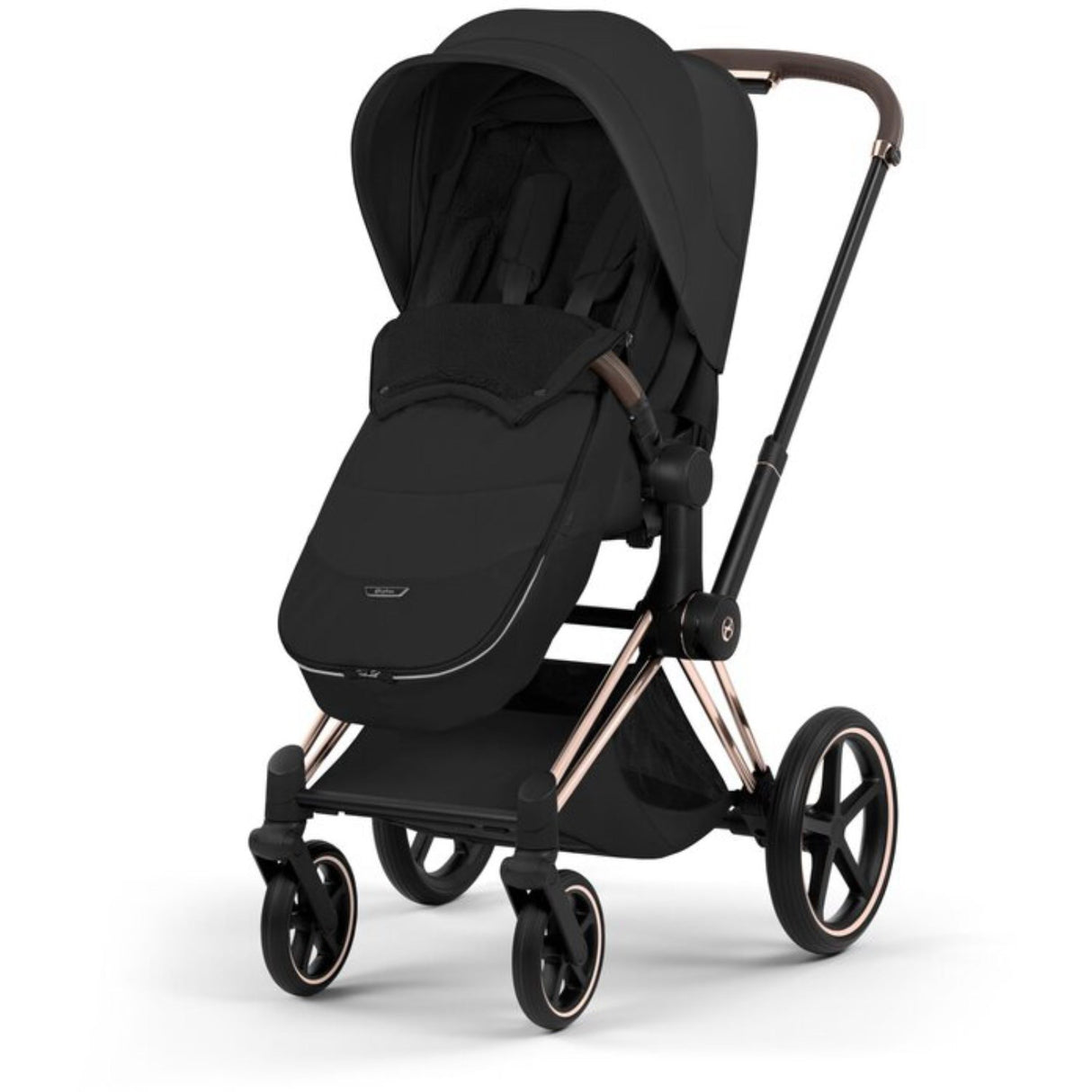 Cybex Sepia Black/Black Platinum Footmuff