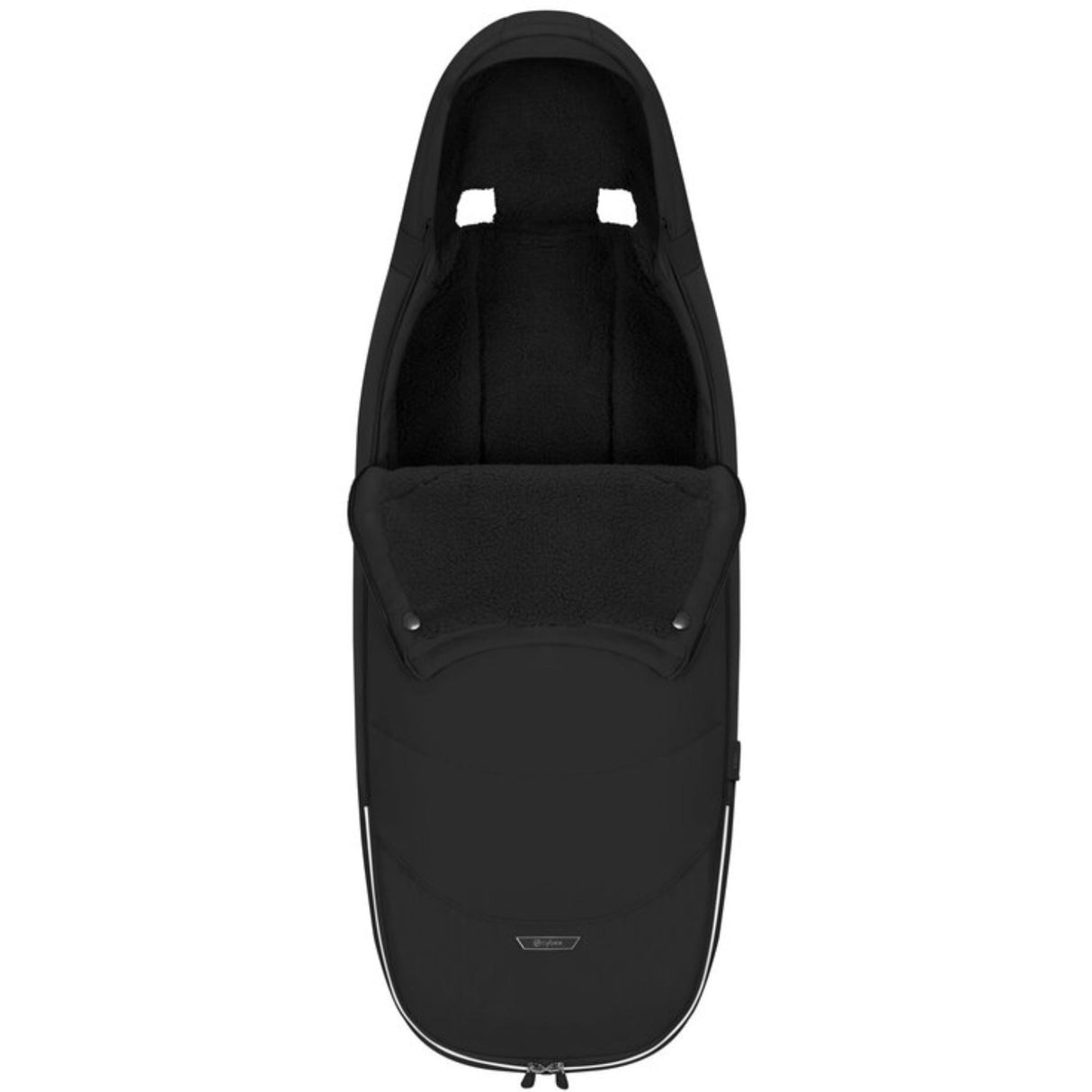 Cybex Sepia Black/Black Platinum Footmuff